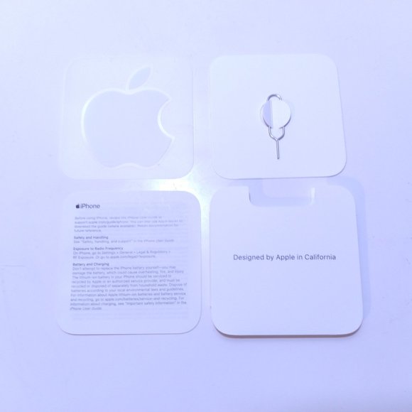 APPLE iPHONE 12 BOX ONLY 64GB Original Packaging OEM Steve Jobs LOGO STICKER - Picture 12 of 16